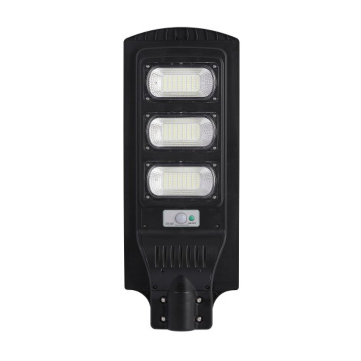 Corp Stradal cu Panou Solar Monocristalin Integrat 150W - Iluminat LED 6500K cu Telecomanda pentru Spatii Exterioare