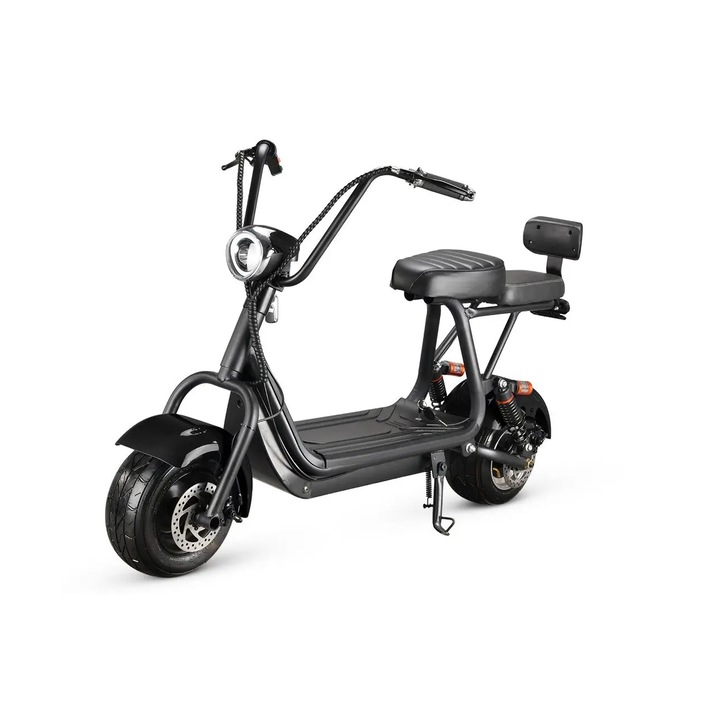 Scuter mini, AT PERFORMANCE®, electric 1000W 48V viteza 50 km/h, negru