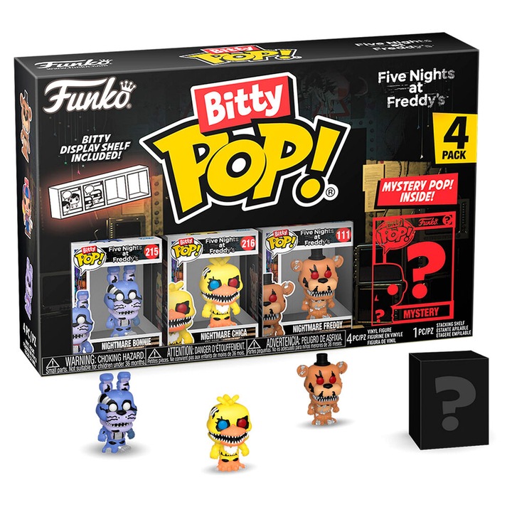 Комплект от 4 фигурки Bitty POP, Five Nights at Freddy's, Nightmare Bonnie