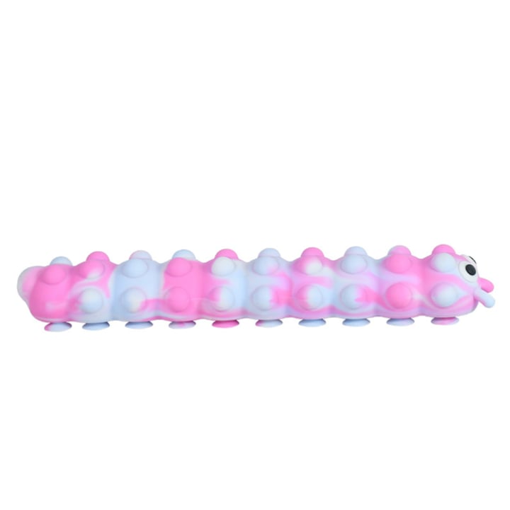 Érzékelő stresszoldó játék, világító LED 10 másodpercig, többszínű, 25,5x4,7x3 cm