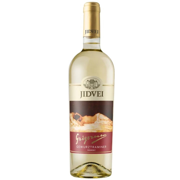 Vin Jidvei Alb Demisec Gewurztraminer tabloul lui Grigorescu 0, 75 l