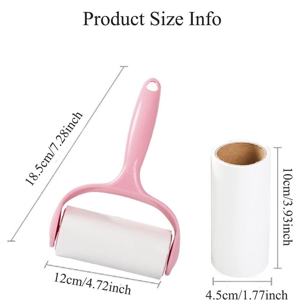 Set rola scame Ronyes, 4 piese, 50 foi, roz, cu carlig perete - eMAG.ro