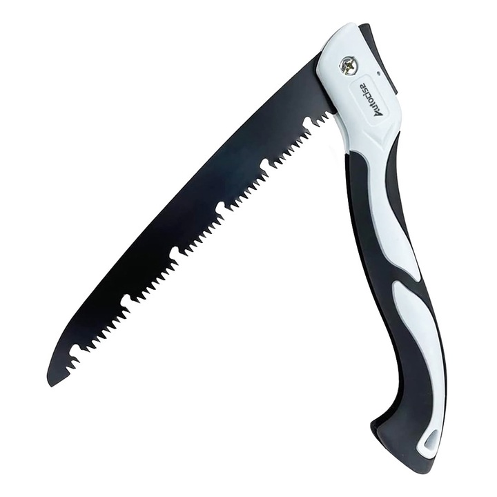 Fierastrau pliabil Autocise, lama SK5 250mm, maner antiderapant, alb/negru