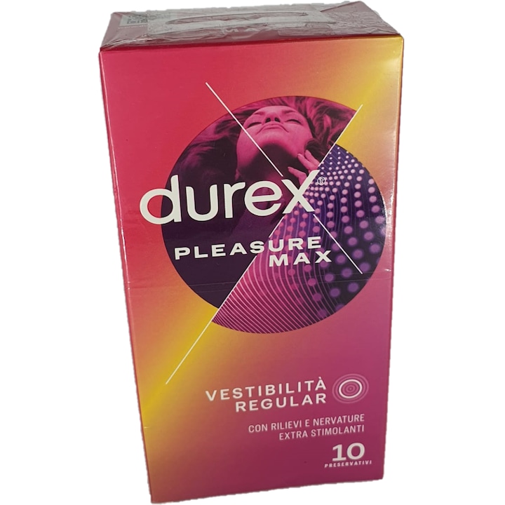 Óvszer Durex, Pleasure MAX, 10 db