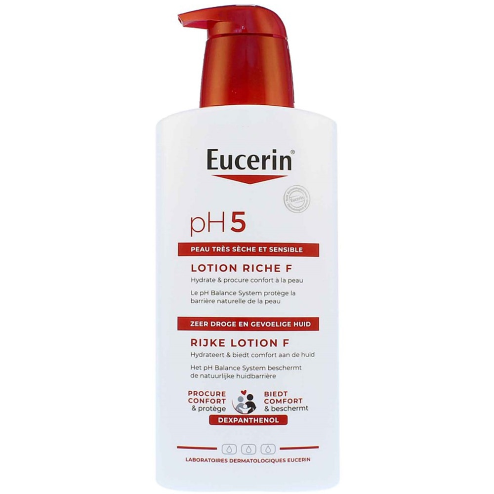 Lotiune de corp pentru piele foarte uscata Eucerin pH5 F, 400 ml