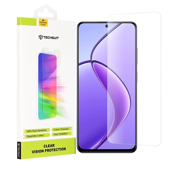 Film for Realme 12 / 12x - Techsuit Clear Vision Glass - átlátszó
