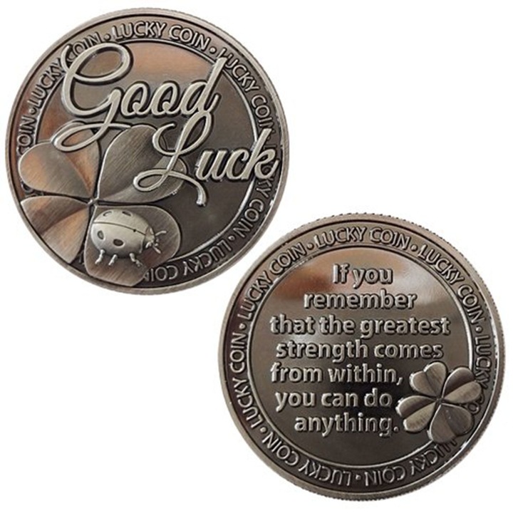Moneda Norocoasa HARPIMER, gravura sentimentala, 40mm