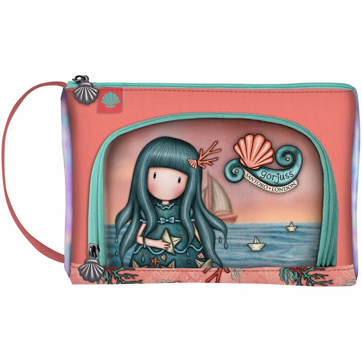 Несесер Gorjuss Washed Ashore за аксесоари, 22 x 15,5 x 9 см