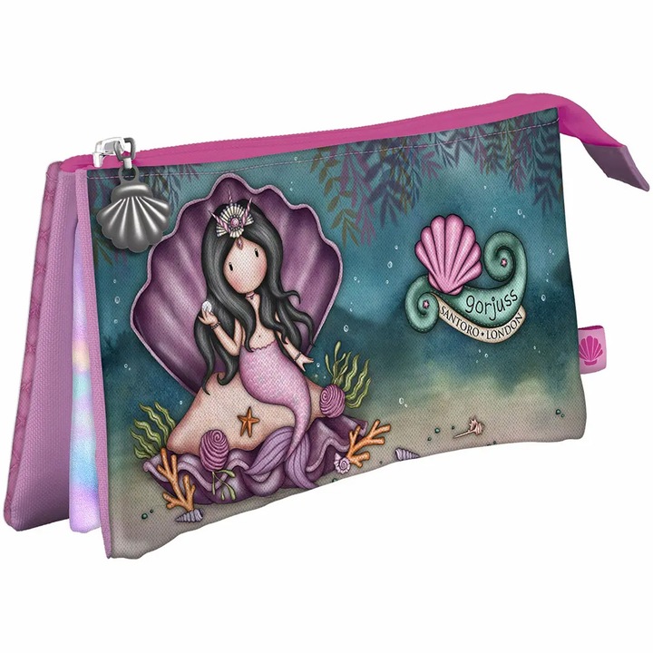 Несесер Gorjuss The World Is Your Oyster, 3 отделения