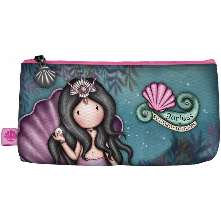 Santoro Gorjuss Making Waves - The World Is Your Oyster tolltartó, 23 x 11 x 5 cm, Többszínű