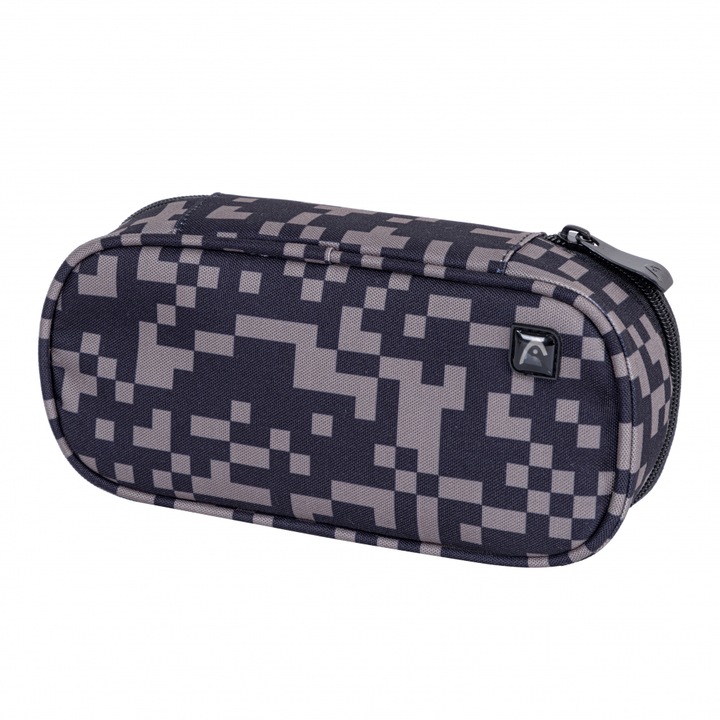 Единичен несесер, Head, Без аксесоари Сиви блокчета, AC6, 22 х 9 х 5 см