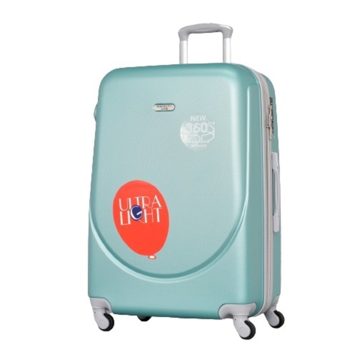 Troler, Perfect Line, 73 x 32 x 47 cm, Turcoaz