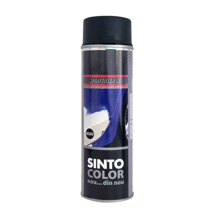 Spray Filler auto Negru - Sinto, 500ml