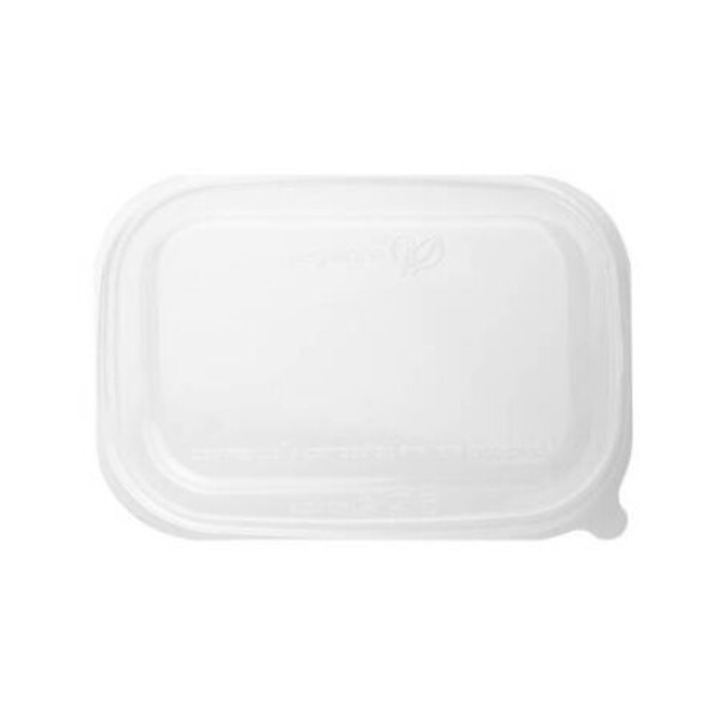 Capac PLA pentru recipientele dreptunghiulare Vegware 50 buc