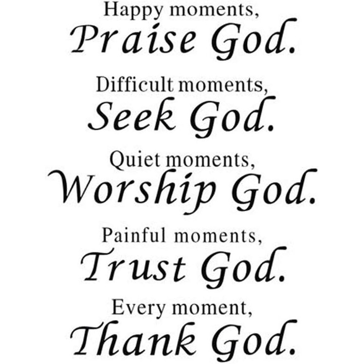 Sticker decorativ religios, AMRINUGL, PVC non-toxic, impermeabil, reutilizabil, 30x45cm