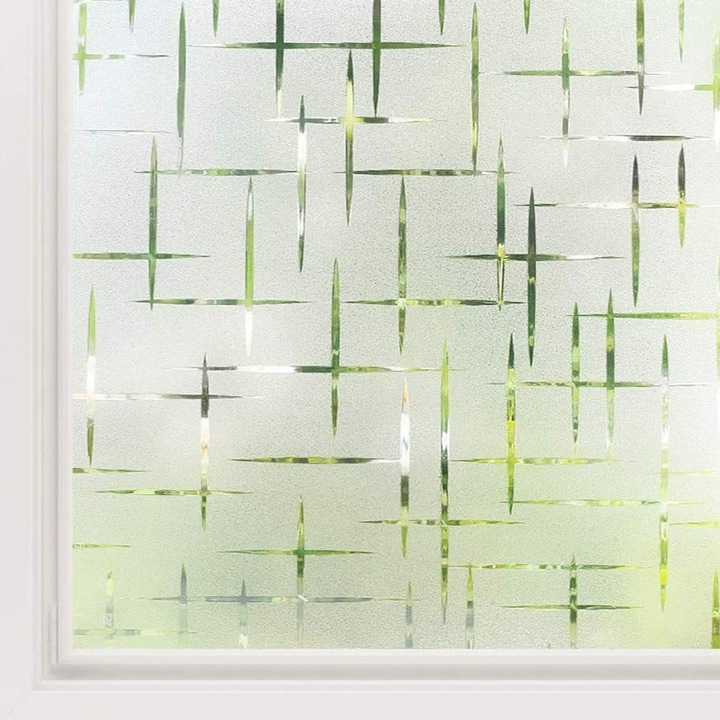 Фолио за поверителност Enforose, матово, 45x300см, лесен монтаж, UV защита