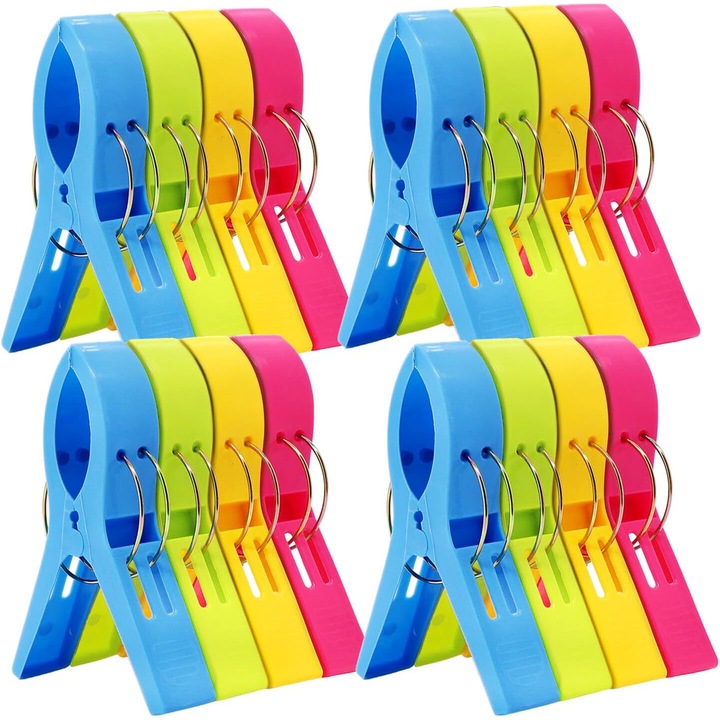 Set 16 Carlige de rufe BGHYHYHI, Multicolor, 12x7cm