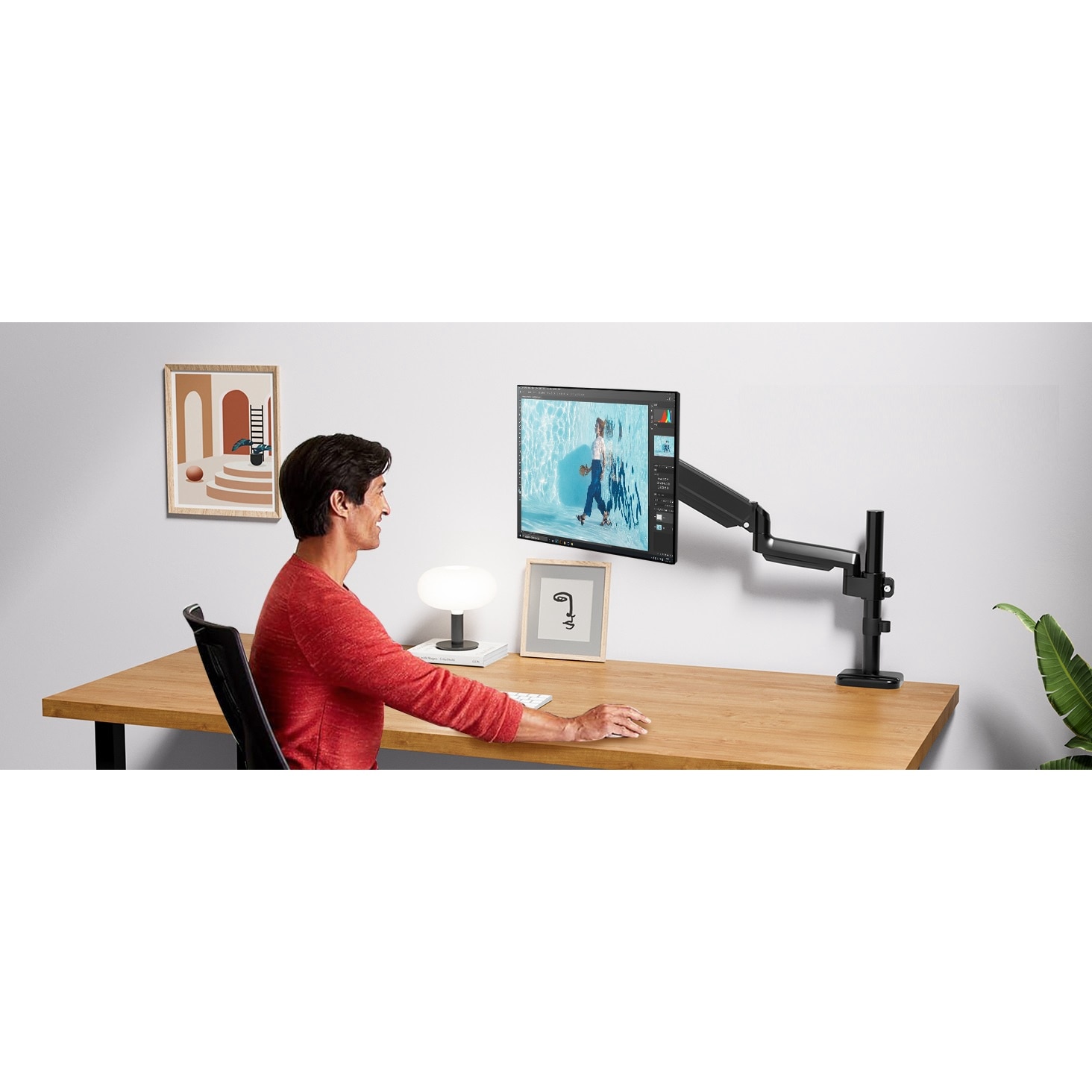 Suport de birou monitor MULTIMODE HIGH-T S-ADV, 13