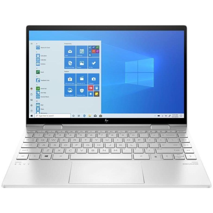 Laptop HP ENVY x360 15-fh0006nw, 15.6 inch 1920 x 1080 Touchscreen, AMD Ryzen 5 7530U 6 C / 12 T, 2.0 GHz - 4.5 GHz, 19 MB cache, 16 GB LPDDR4X, 512 GB SSD, AMD Radeon Graphics, Windows 11 Home