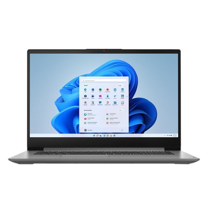 Laptop Lenovo IdeaPad 3 17IAU7, 17.3 inch 1920 x 1080, Intel Core i3-1215U 6 C / 8 T, 2.6 GHz - 4.2GHz, 10 MB cache, 28 W, 8 GB DDR4, 512 GB SSD, Intel UHD Graphics, Windows 11 Home