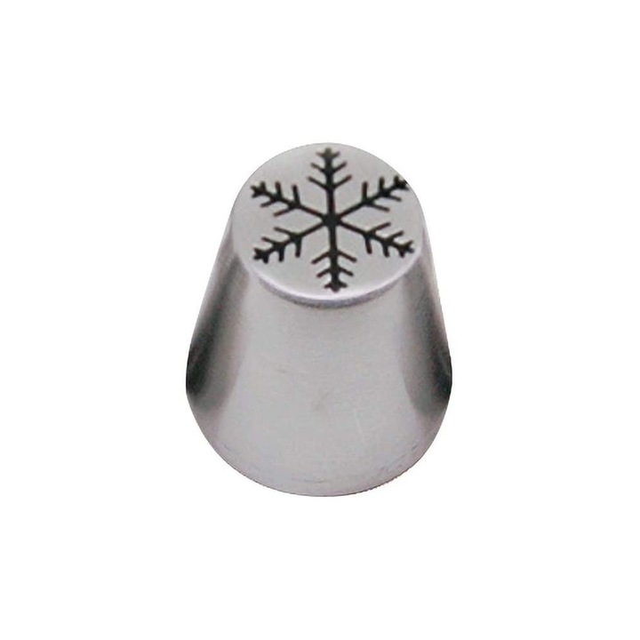 Duza Decorat Prajituri Craciun, din inox, argintiu