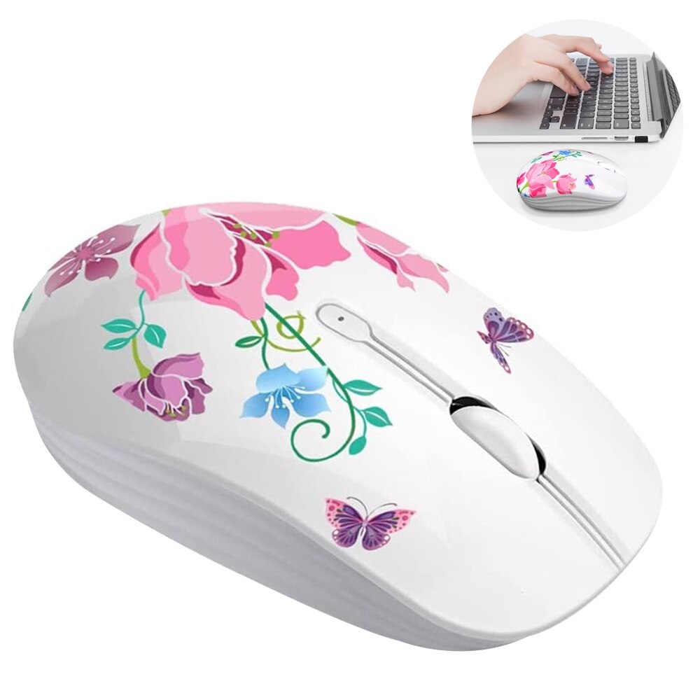 Mouse wireless dual-mode, 1200DPI, tehnologie 2.4GHz, portabil