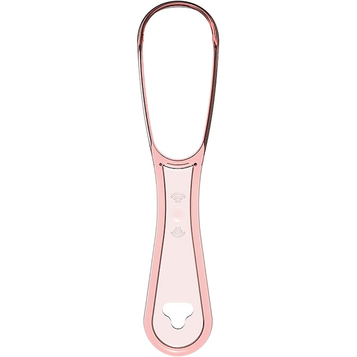 Nyelvkaparó, hatékony tisztítás, PP műanyag, 3x12.6cm, felnőtteknek és gyerekeknek