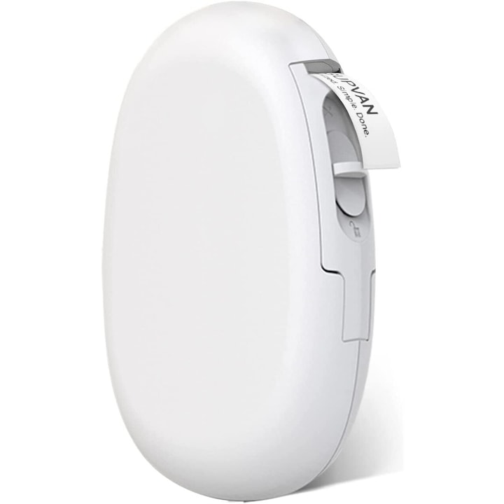 Imprimantă termică portabilă mini C15, wireless, culoare roz, cu 14 role de 57mm