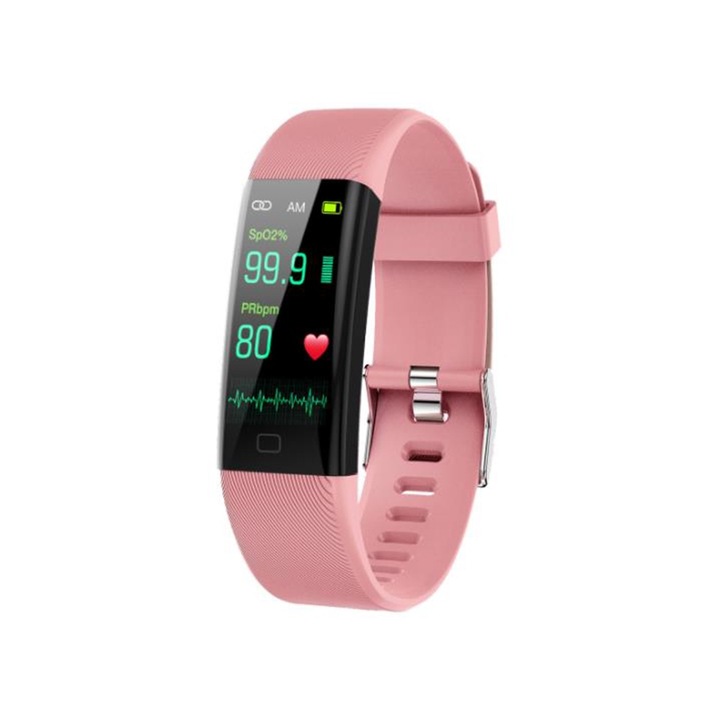Inel Inteligent pentru Monitorizarea Fitness-ului si Somnului, Monitorizare Precisa a Pedometrului, Inimii, Temperaturii, Aplicatie pentru iOS si Android R9（Multicolor 001, Marime8）