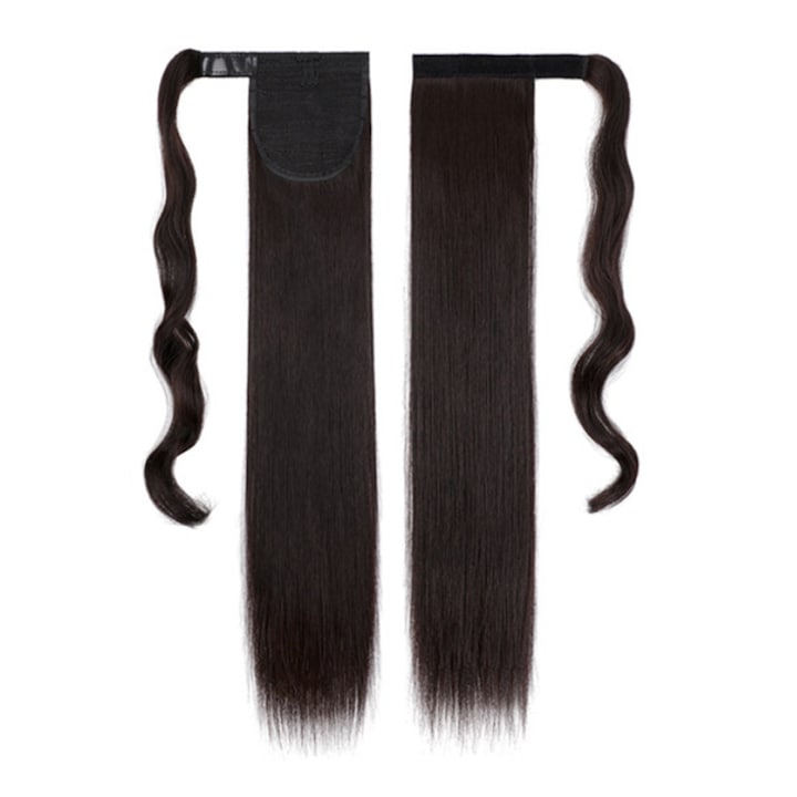 Extensie coada de cal, prindere clip, par sintetic, 10 x 60 cm