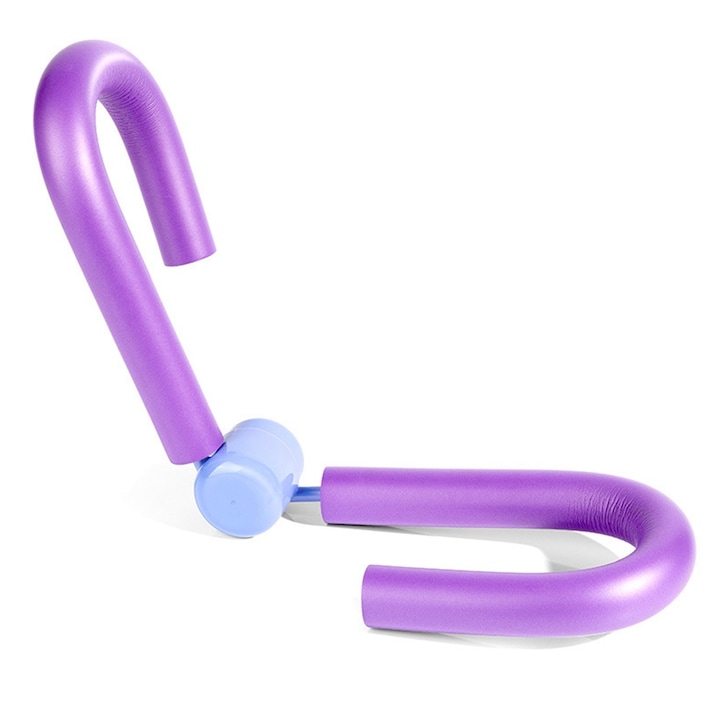 Accesoriu fitness pentru tonifiere picioare, brate si corp, portabil, mov