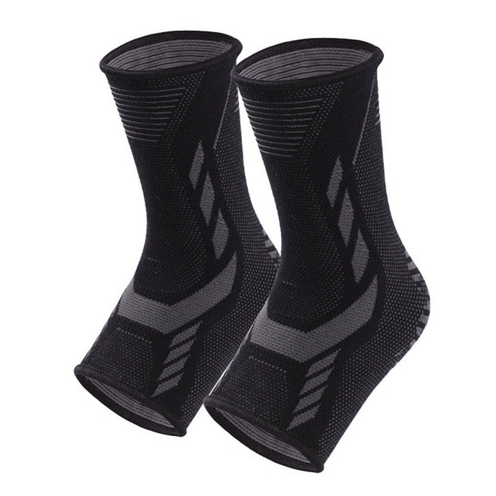 Set 2 glezniere, nylon, negru, S