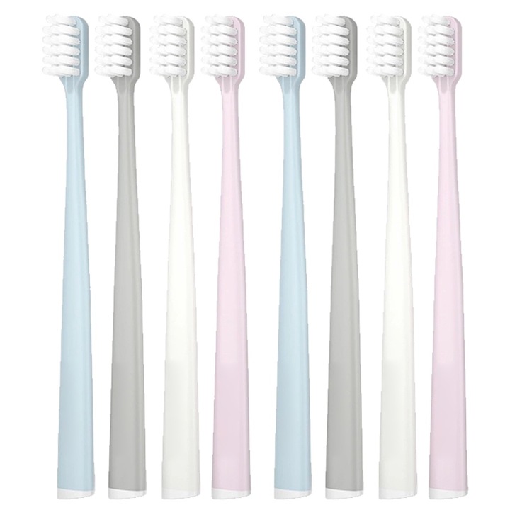 Puha fogkefék, 4 puha sörtéjű fogkefe