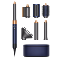 Ondulator Multistyler Dyson HS05 Airwrap Complete Long Volumise 581143-01, 3 trepte de viteza, 3 trepte de temperatura, Albastru de Prusia/Cupru