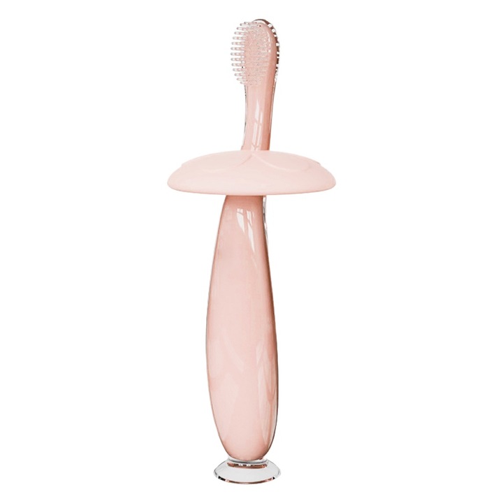 Gyermek fogkefe készlet, pasztell színű, belélegzés elleni védelemmel