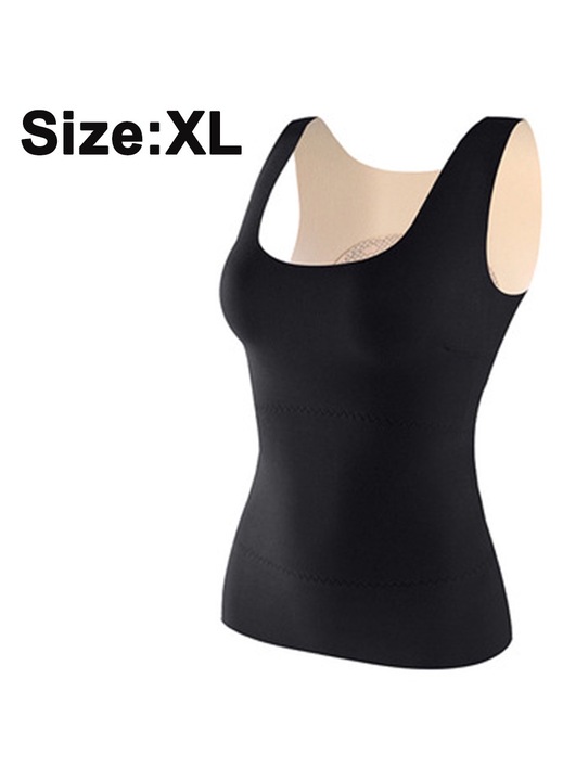 Дамски термо потник, Полиестер, Черен, Черен