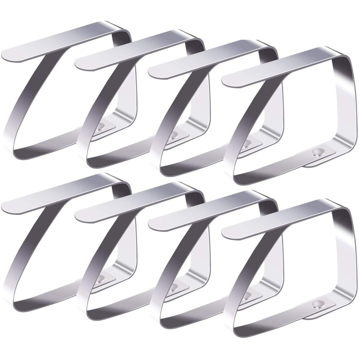 Комплект от 8 щипки за покривка AMRINUGL, неръждаема стомана, издръжливи, лесни за употреба