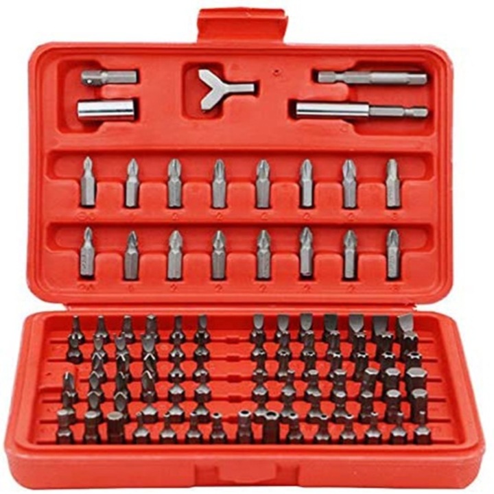 Set 100 biti surubelnita, CR-V, cutie transport