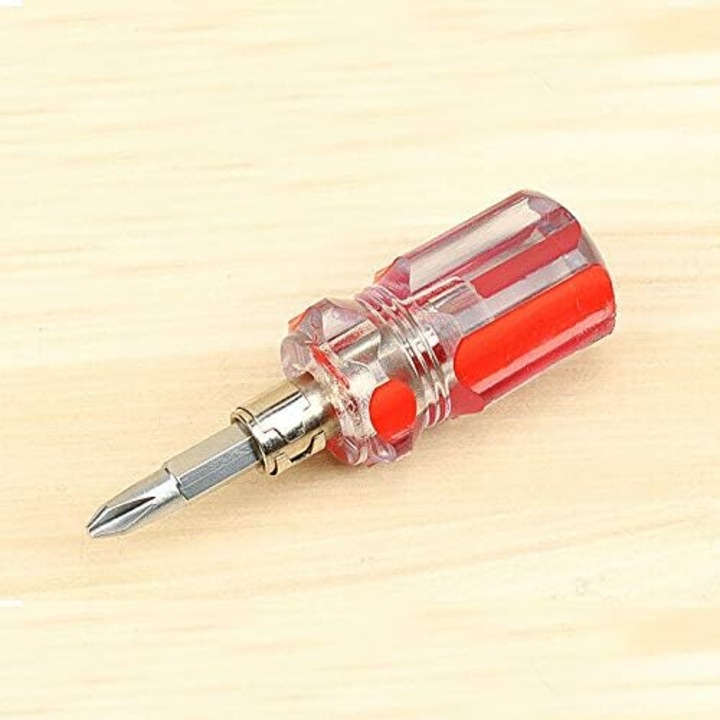 Mini kompakt megfordítható csavarhúzó dupla fejjel, B típus