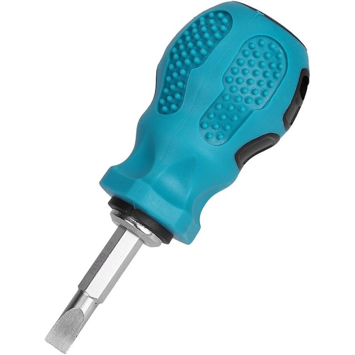 Többfunkciós csavarhúzó, TRP műanyag nyéllel, mágneses heggyel, króm-vanádium acél, kompakt méretek