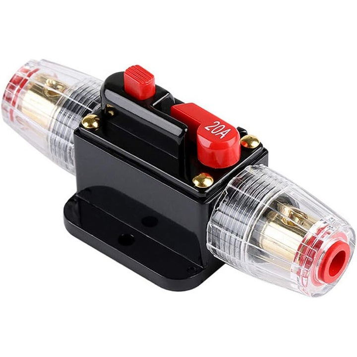 Intrerupator auto impermeabil, Plastic, 20A, 12V-24V DC