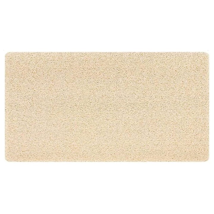 Covor de dus anti-alunecare, Bej, 40x80cm