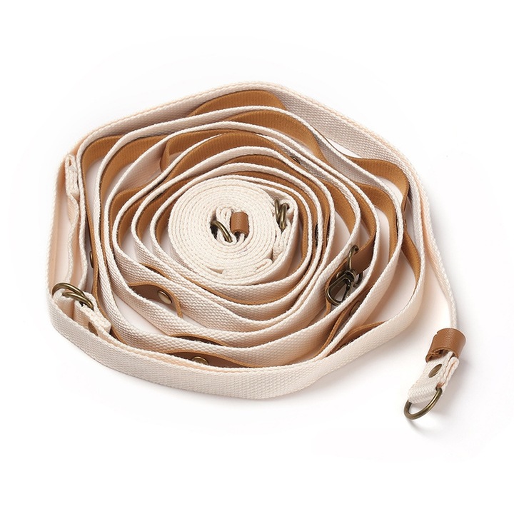 Franghie de camping cu carabina reglabila, rezistenta la UV, 5 metri, multicolor