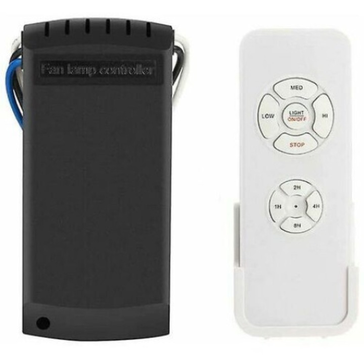 Telecomanda universala pentru ventilator de tavan, 3 viteze, functie timer, fara fir
