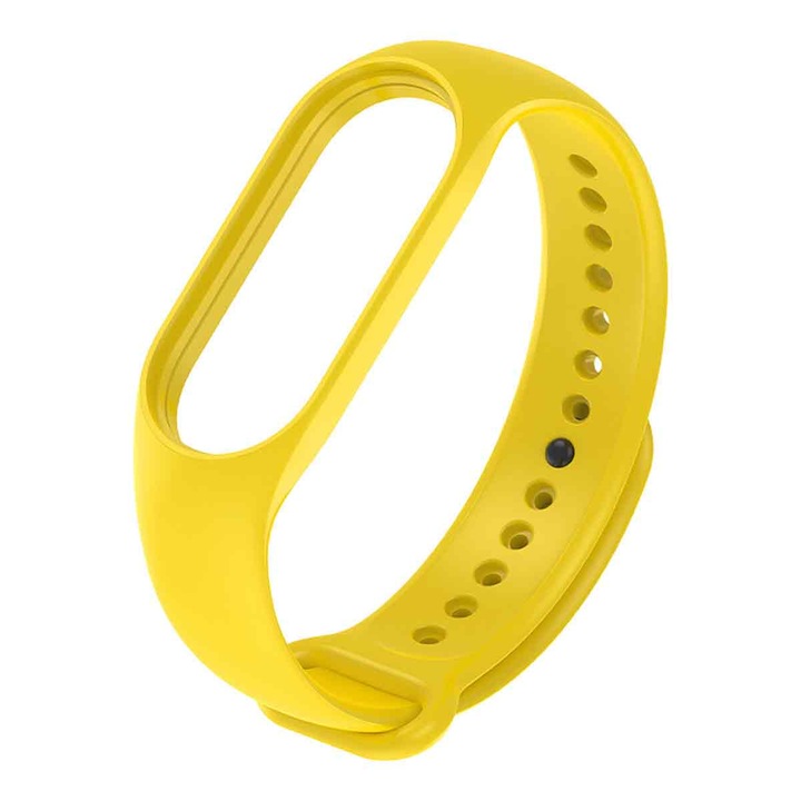 Bratara sport, QttvbTna, Silicon, Pentru Xiaomi Mi Smart Band 6, Galben