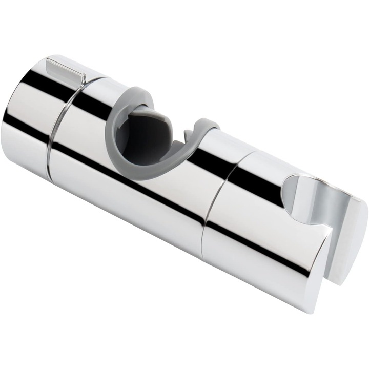 Suport reglabil pentru dus, AMRINUGL, design integrat, suprafata electroplacata, montare fara unelte, compatibil cu bare de dus de 18-25mm