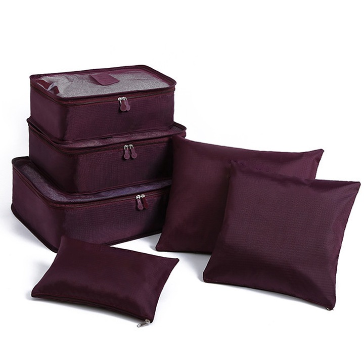 Organizatoare de ambalaj de calatorie Enforose, geanta de calatorie durabila, rezistenta la apa, pliabila, set