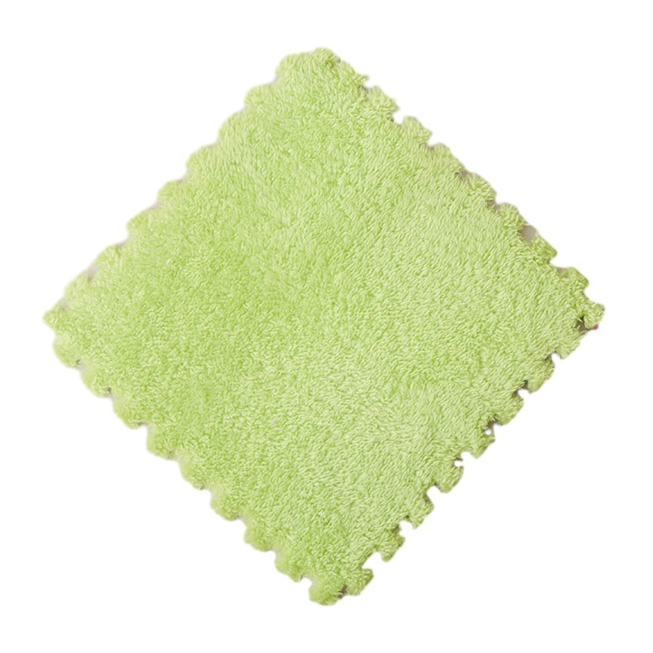 Covor puzzle, spuma EVA, verde, 30x30x1cm