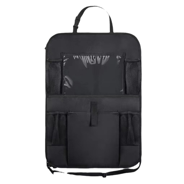 Enforose autós ülés háttámla rendező, ülés tartó, Oxford anyag, vízálló, sötét mahagóni színű