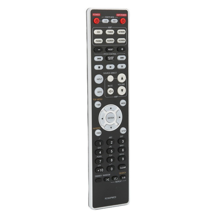 Telecomanda RC002PMCD pentru Marantz CD5005/PM5005, ABS, negru/alb